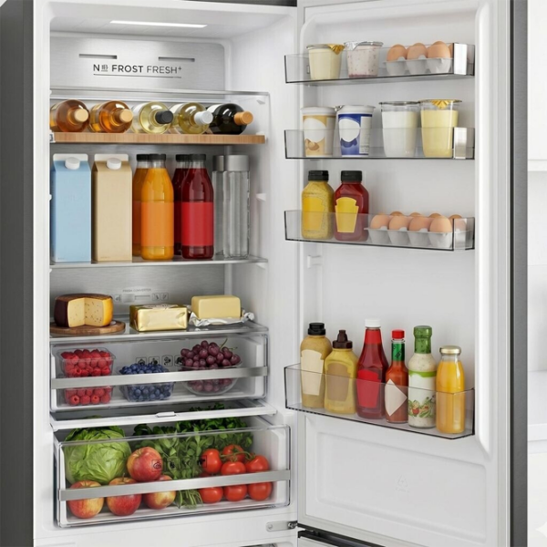 Frigider Heinner HCNF-HM377INVDGHC Black 264l / No Frost, 113l / No Frost, C photo 11