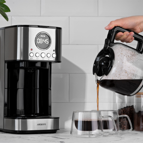 Aparat de cafea Ardesto FCM-D3200 Inox 900 W, 1.5 l, Bloc termic photo 7