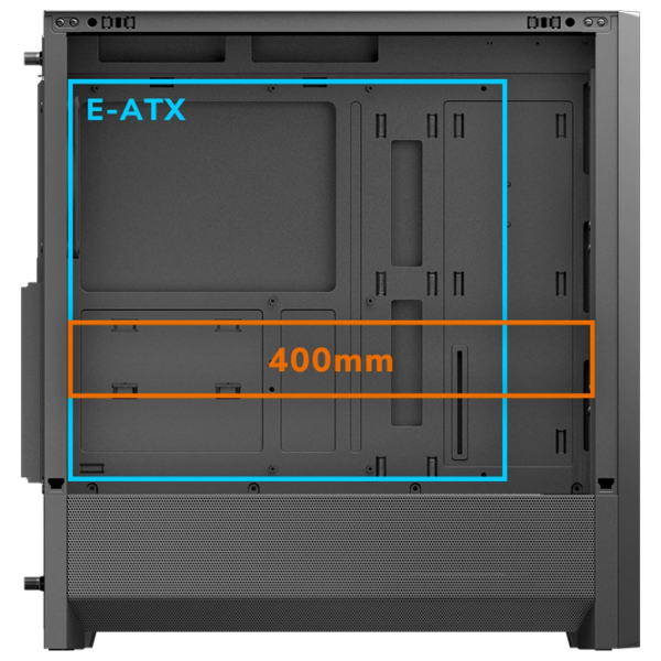 Корпус Cougar MX230 RGB Черный micro ATX photo 13