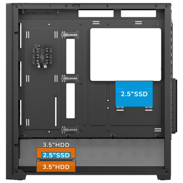 Корпус Cougar MX230 RGB Черный micro ATX photo 14