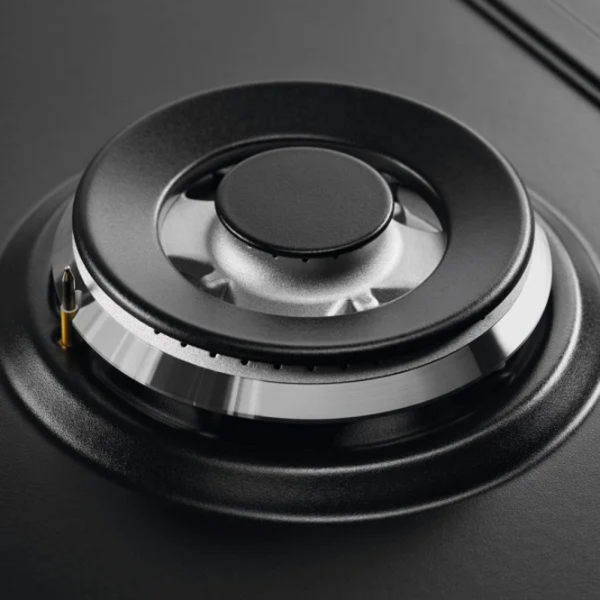 Газовая варочная панель Electrolux KGS6436K Черный Эмалированная сталь, Решетка: Чугунная photo 8