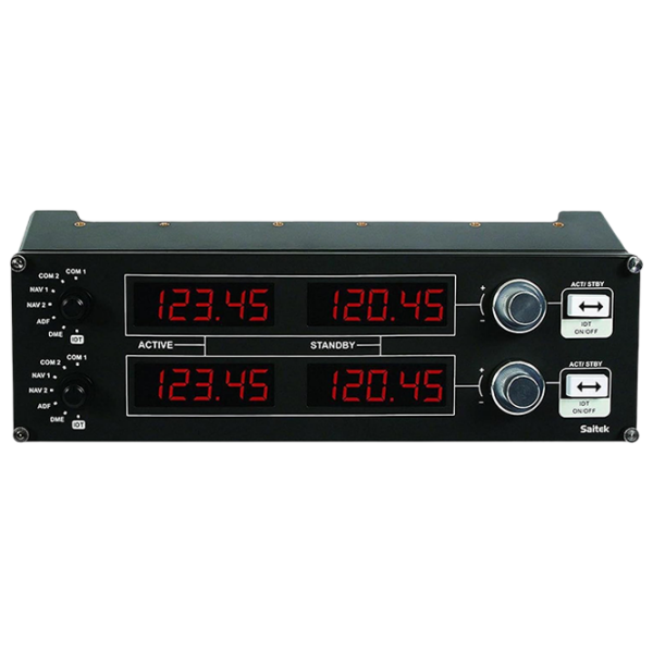 Приборная панель Logitech G Saitek PRO Flight Radio Черный Проводная / 6 buttons photo 1