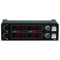 Приборная панель Logitech G Saitek PRO Flight Radio Черный Проводная / 6 buttons