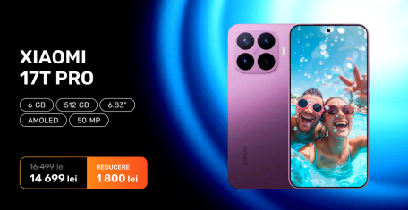 Xiaomi 17T Pro 512 GB reducere 1 800 lei