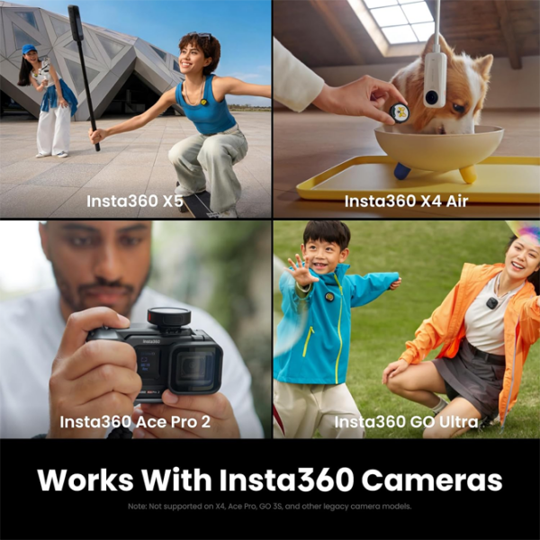 Microfon Insta360 Mic Pro (1 TX + 1 RX) Black  photo 5