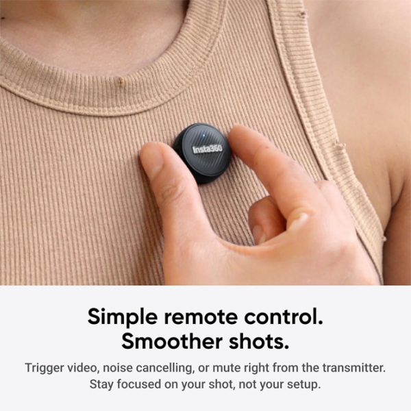 Microfon Insta360 Mic Air (1 TX + 1 RX) Black  photo 6