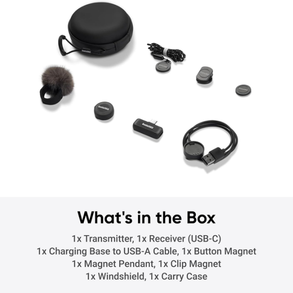 Microfon Insta360 Mic Air (1 TX + 1 RX) Black  photo 10