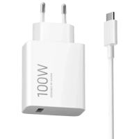 Încărcător de rețea Xiaomi Mi 100W Charging Combo (100 W) White  / White