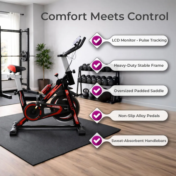 Эллиптический тренажер Arenasport Spinning Bike Черный 120 кг photo 6
