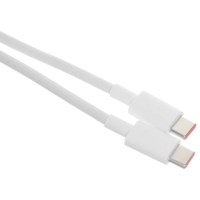 Кабель для телефона Xiaomi 6A Braided USB Type-C / USB Type-C Белый 