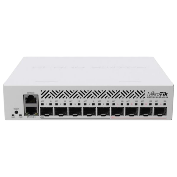 Коммутатор Mikrotik CRS310-1G-5S-4S+IN Серый  photo 1