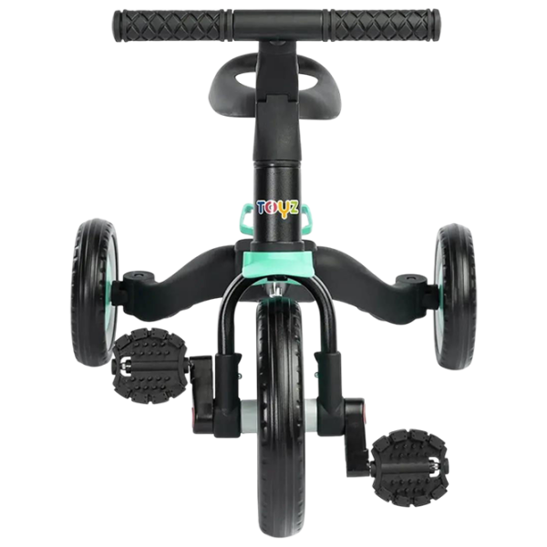 Triciclu Toyz Fox Turquoise  Metal / Pentru copii photo 4