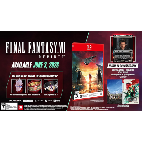 Final Fantasy VII Rebirth Nintendo Switch 2 RPG / 16+ photo 2