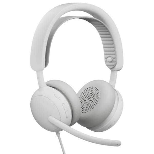 Наушники Logitech ZONE Wired 2 Белый Проводная / Персональный / Накладные photo 3
