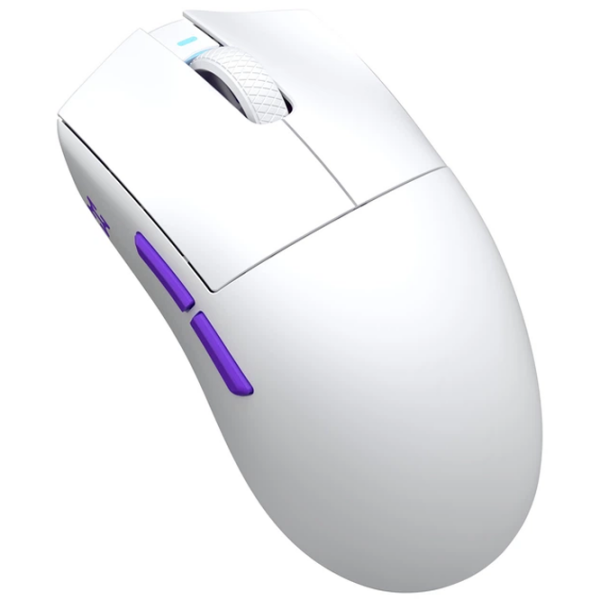 Mouse Hator Hellyberry HM47 White Purple Fără fir / 12000 dpi photo 3