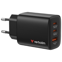 Încărcător de rețea Verbatim Essentials (65 W) Black  / Black