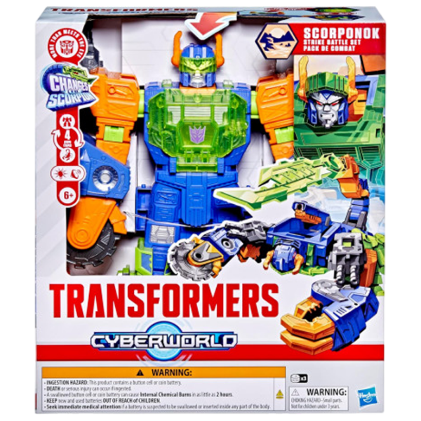Figurină Hasbro Transformers Scorponok Strike Battle 6+ / Blue photo 1