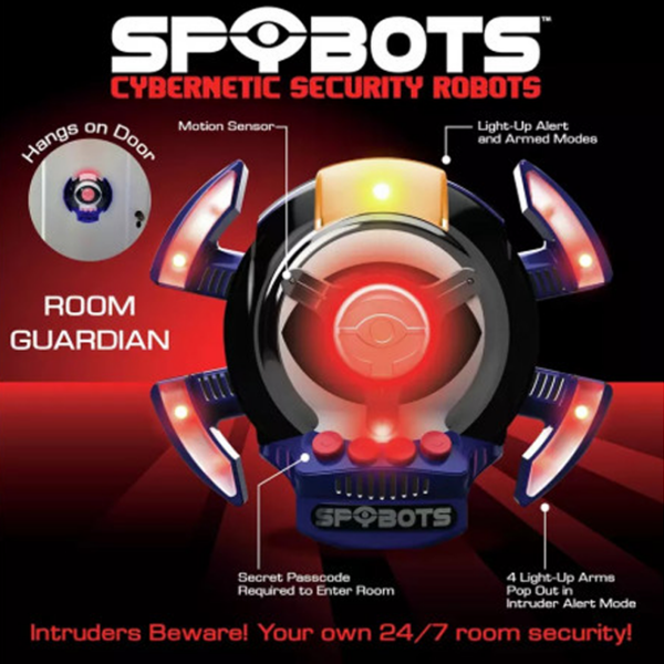 Jucărie interactivă Spybots Cybernetic Security Robots Room Guardian 68404 Blue Pentru copii, 6+ photo 3