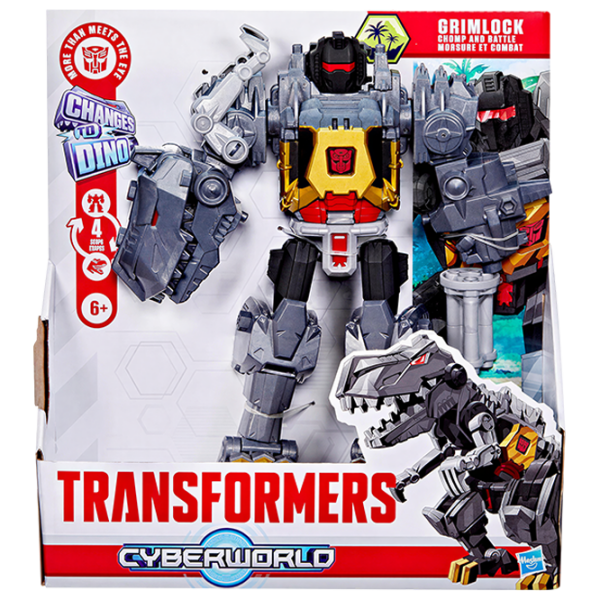 Фигурка Hasbro Transformers Chomp & Battle Grimlock 6+ / Серый photo 1