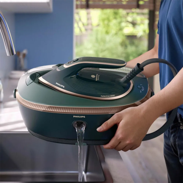 Fier de călcat Philips PSG8200/70 Green 3120 W, 210 g/min, 1.4 l, SteamGlide Elite photo 5