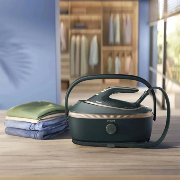 Fier de călcat Philips PSG8200/70 Green 3120 W, 210 g/min, 1.4 l, SteamGlide Elite photo 7
