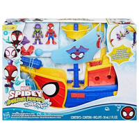 Set jucării Hasbro Marvel Webs Ahoy Bubble Ship G0666 Blue Pentru copii, 3+