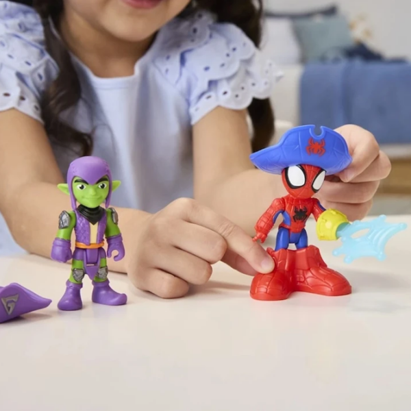 Set jucării Hasbro Marvel Webs Ahoy Bubble Ship G0666 Blue Pentru copii, 3+ photo 4