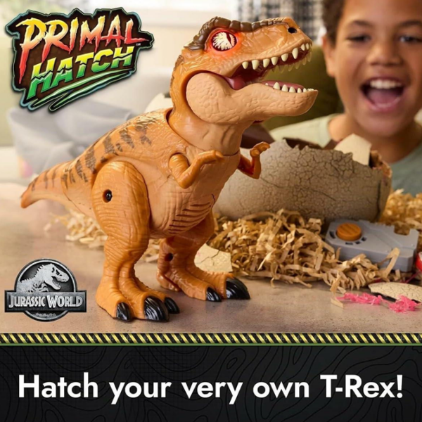 Jucărie interactivă Primal Hatch T. Rex 6072462 Orange Pentru copii, 5+ photo 7