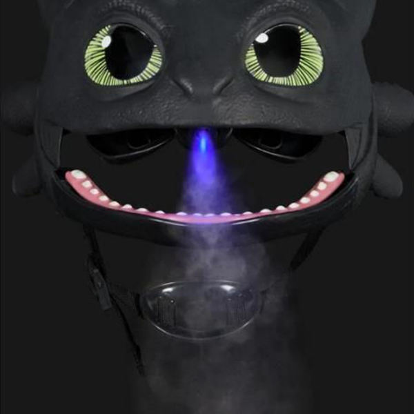 Интерактивная игрушка Spin Master How to Train Your Dragon Blast And Roar Toothless Mask 6072832 Черный Для детей, 4+ photo 4