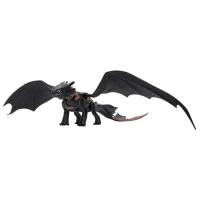 Figurină Spin Master How to Train Your Dragon Plasma Blast Nightfury 4+ / Black