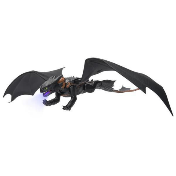 Figurină Spin Master How to Train Your Dragon Plasma Blast Nightfury 4+ / Black photo 2