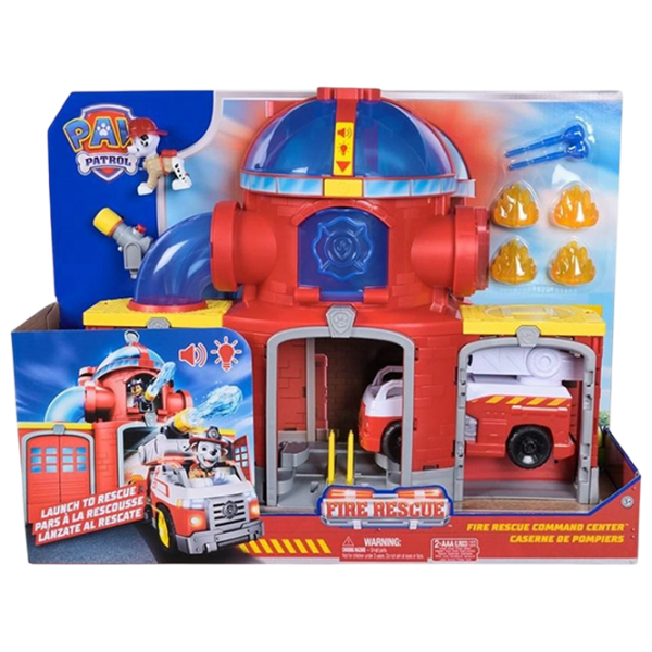 Игровой набор Spin Master Paw Patrol Пожарная станция Маршала 6073760 Красный Для детей, 3+ photo 1