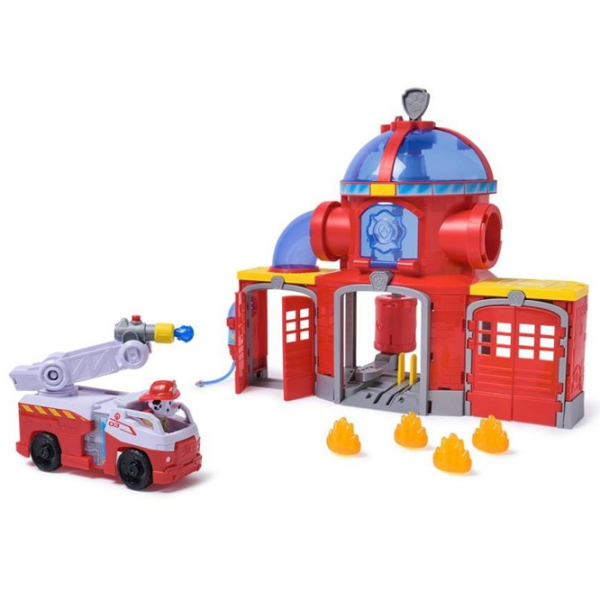 Игровой набор Spin Master Paw Patrol Пожарная станция Маршала 6073760 Красный Для детей, 3+ photo 2
