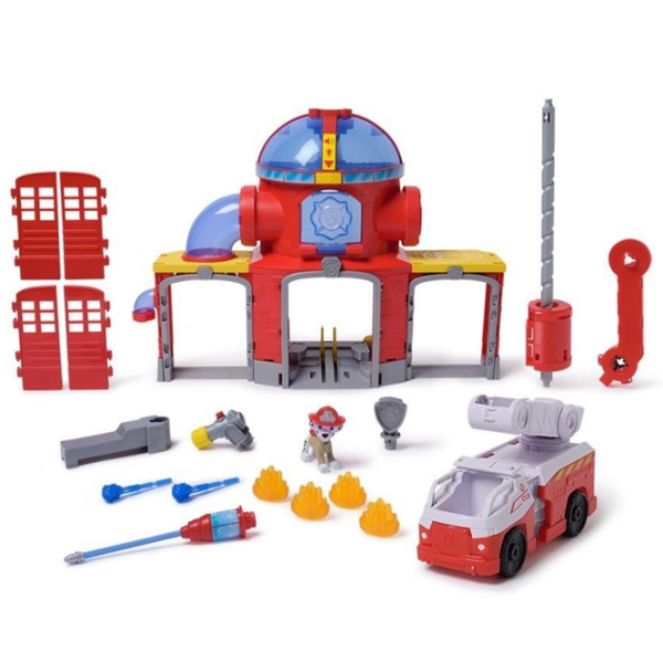 Игровой набор Spin Master Paw Patrol Пожарная станция Маршала 6073760 Красный Для детей, 3+ photo 3