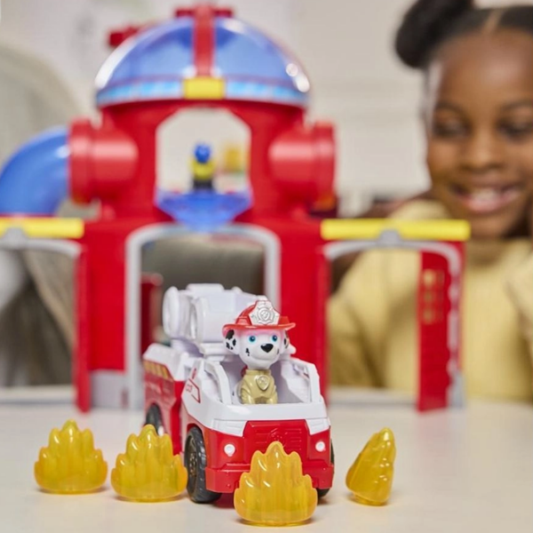 Игровой набор Spin Master Paw Patrol Пожарная станция Маршала 6073760 Красный Для детей, 3+ photo 8