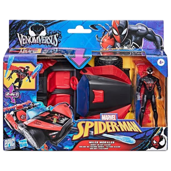 Игровой набор Hasbro Marvel Spider mobile and Miles Morales G0736 Черный Для мальчиков, 4+ photo 1
