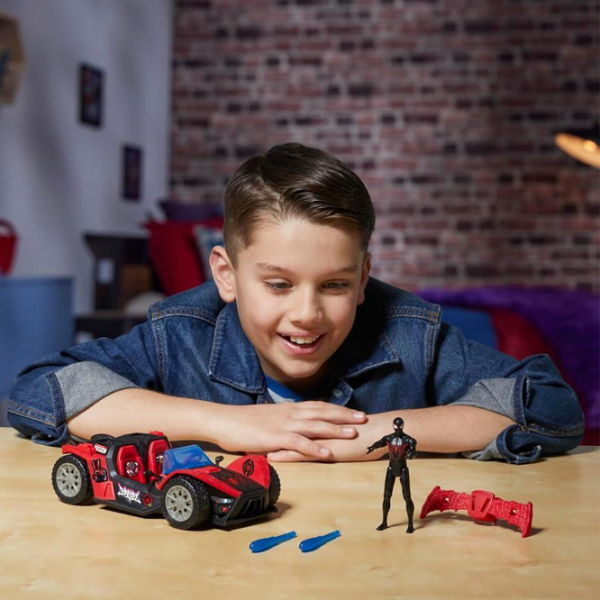 Игровой набор Hasbro Marvel Spider mobile and Miles Morales G0736 Черный Для мальчиков, 4+ photo 5