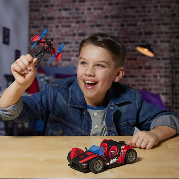 Игровой набор Hasbro Marvel Spider mobile and Miles Morales G0736 Черный Для мальчиков, 4+ photo 6