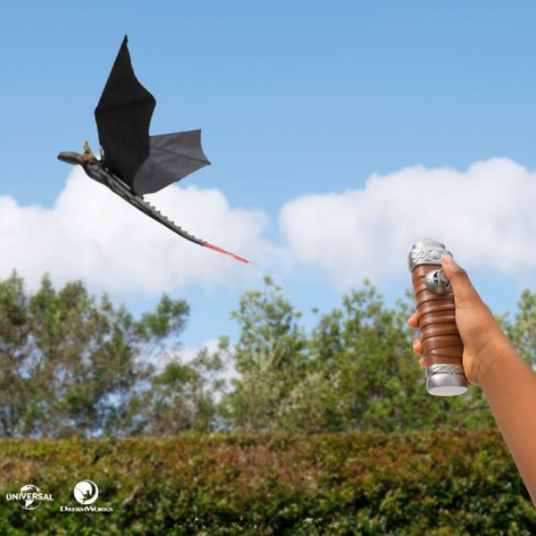 Интерактивная игрушка Spin Master How to Train Your Dragon Real Flying Toothless 6074369 Черный Для детей, 4+ photo 7