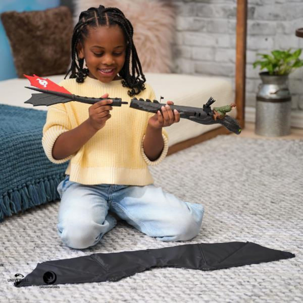 Интерактивная игрушка Spin Master How to Train Your Dragon Real Flying Toothless 6074369 Черный Для детей, 4+ photo 8