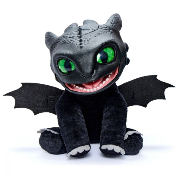 Интерактивная игрушка Real FX How to Train Your Dragon Toothless Puppetronic HTTYD100101 Черный Для детей, 6+ photo 2