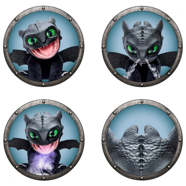 Интерактивная игрушка Real FX How to Train Your Dragon Toothless Puppetronic HTTYD100101 Черный Для детей, 6+ photo 4