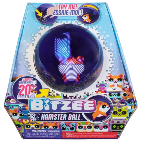 Интерактивная игрушка Spin Master Bitzee Hamster 6072283 Фиолетовый Для детей, 5+ photo 1