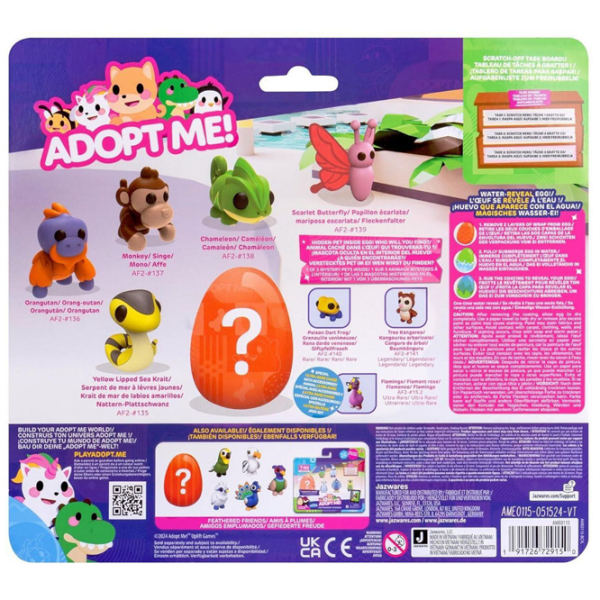 Интерактивная игрушка Roblox Adopt Me! Pets Multipack AME0017-6 Разноцветный Для детей, 6+ photo 4