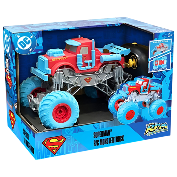 Mașină Spin Master Superman Monster Truck DC30117
Blue
Red