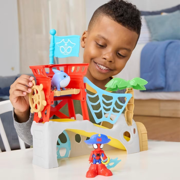 Игровой набор Hasbro Marvel Spidey Island G0665 Красный Для детей, 3+ photo 4