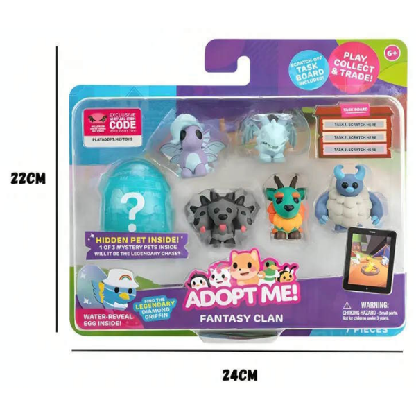 Игровой набор Roblox Adopt Me! Pets Multipack AME0017-3 Разноцветный Для детей, 6+ photo 3