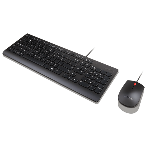 Tastatura & Mouse Lenovo Essential Black Home and Office, Cu fir photo 2