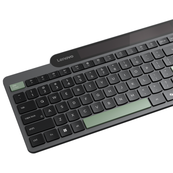 Tastatură Lenovo Self-Charging Black Home and Office, Fără fir photo 2