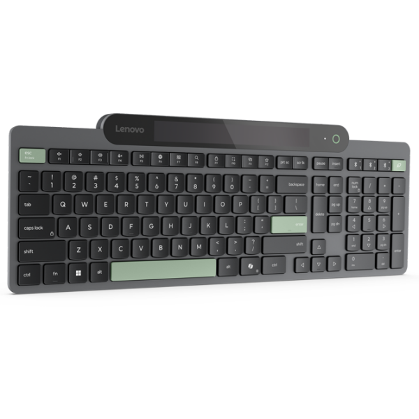 Tastatură Lenovo Self-Charging Black Home and Office, Fără fir photo 3